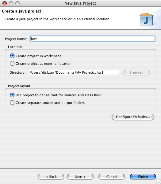 Very Basic Eclipse Users Guide